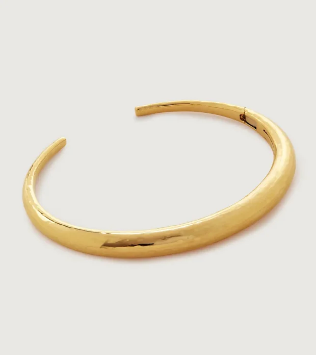 Many Diamonds Necklace And Arch Gold Cuff - Image 4