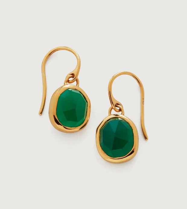 Green Wire Earrings