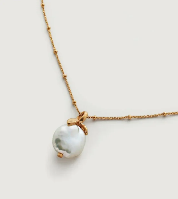 Pearl Chain Necklace - Image 2
