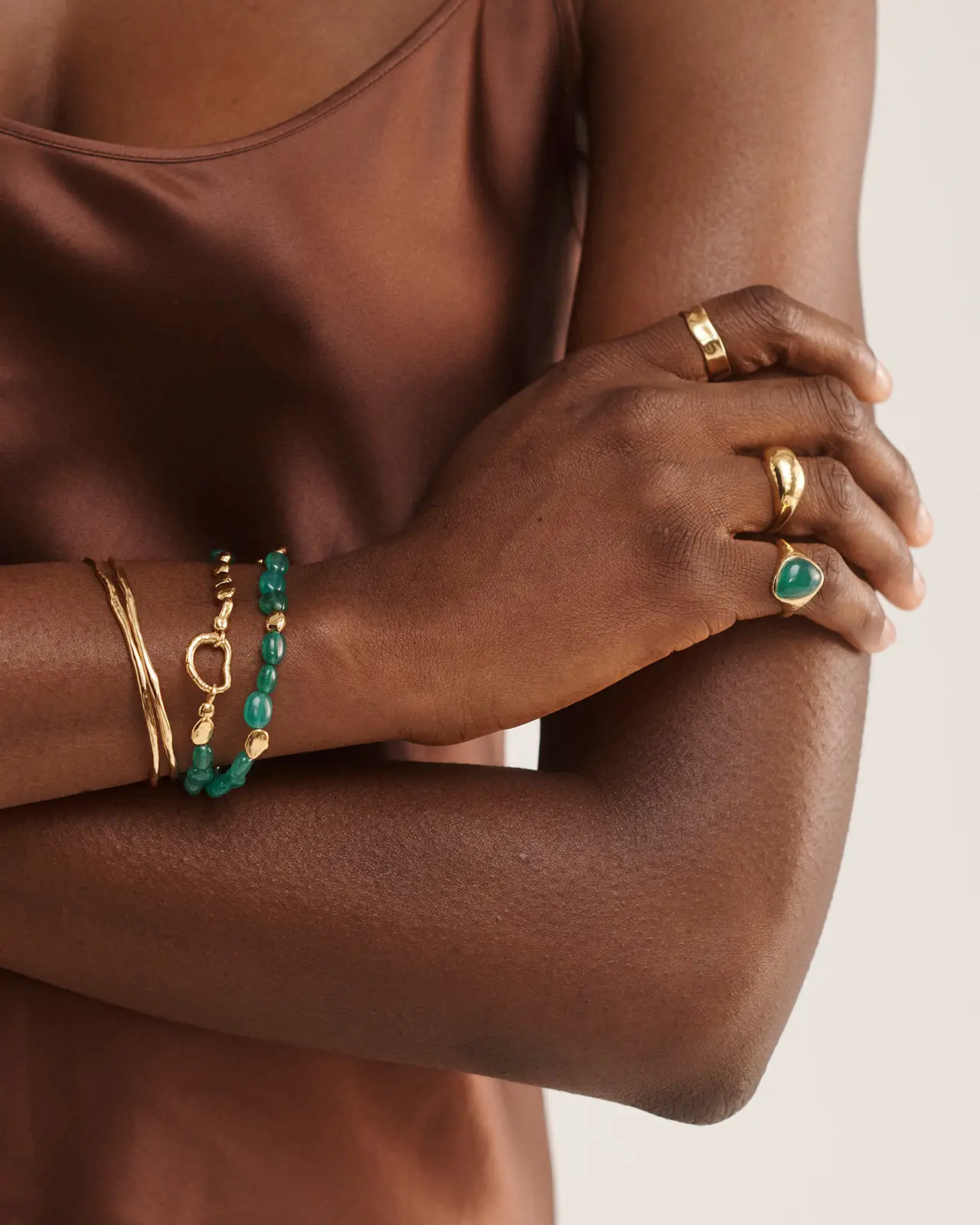 Wave Bangle Bracelet - Image 2